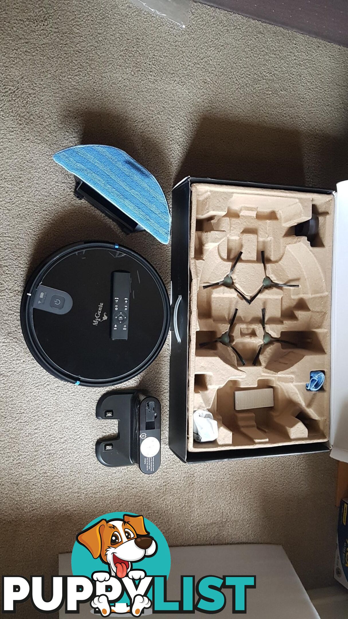 MY GENIE XSONIC WIFI PRO ROBOTIC VACUUM CLEANER