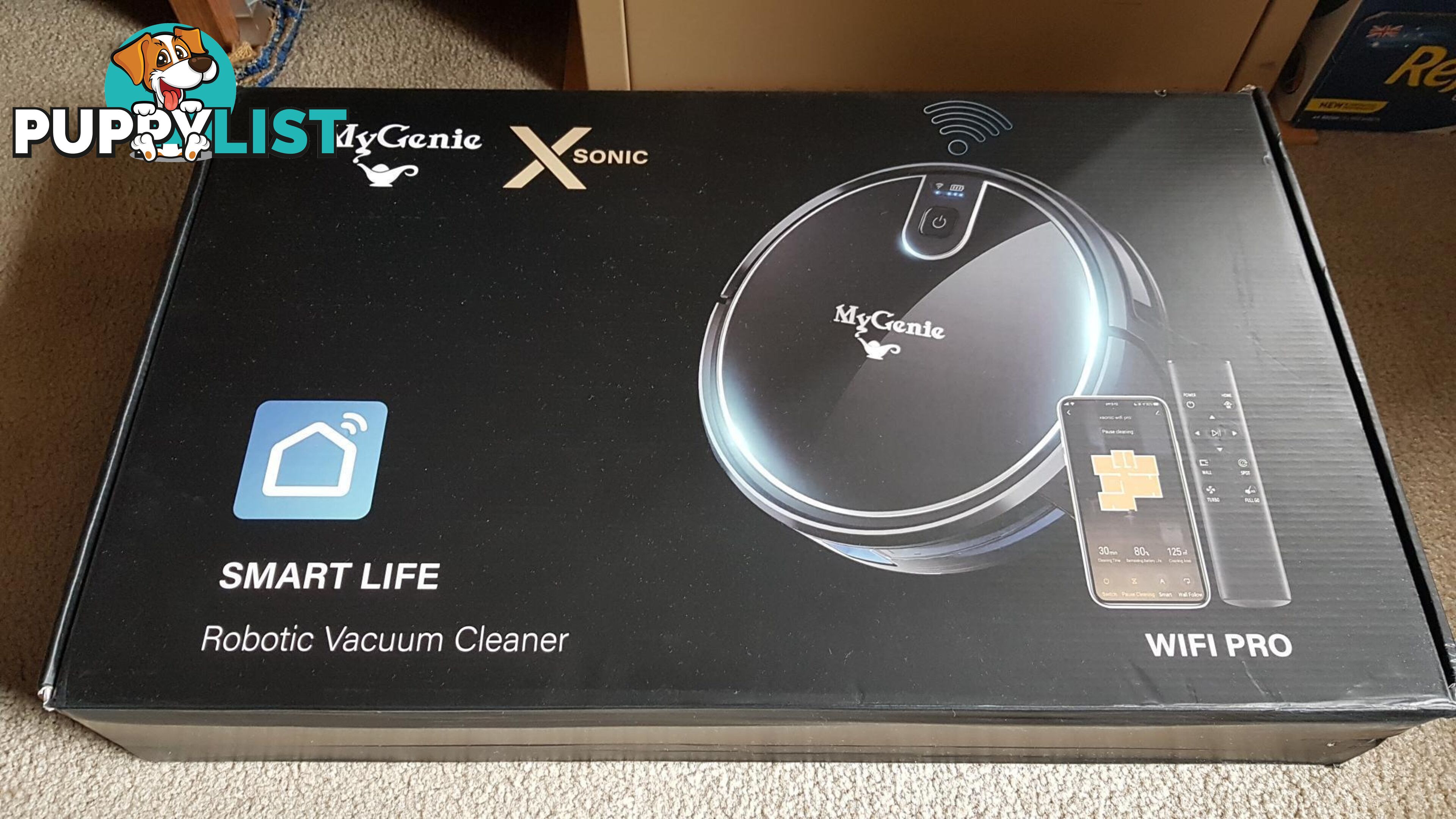 MY GENIE XSONIC WIFI PRO ROBOTIC VACUUM CLEANER