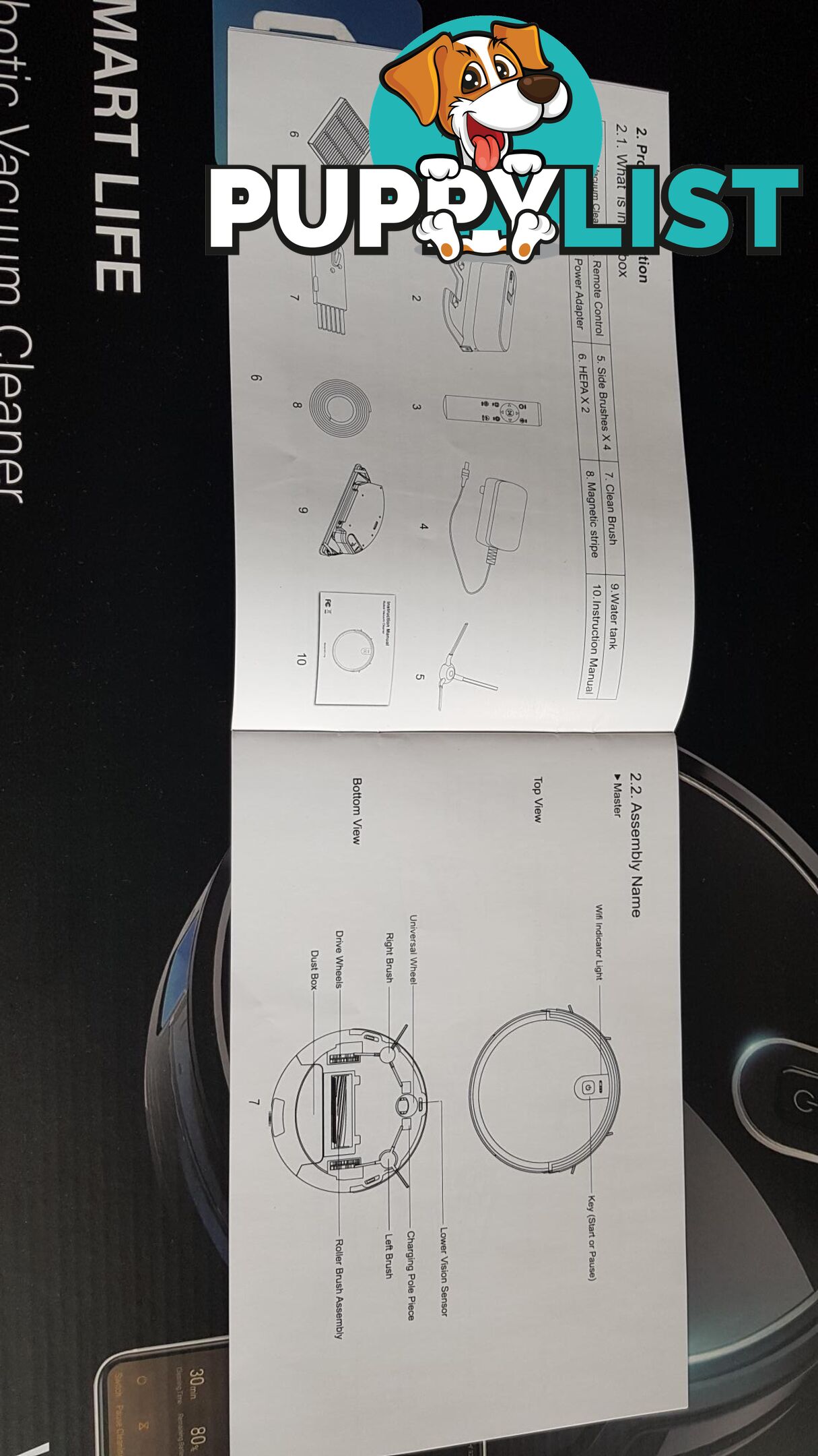 MY GENIE XSONIC WIFI PRO ROBOTIC VACUUM CLEANER