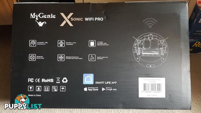 MY GENIE XSONIC WIFI PRO ROBOTIC VACUUM CLEANER