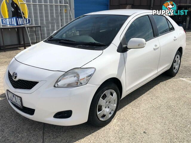 2012 TOYOTA YARIS YRS NCP93R 10 UPGRADE SEDAN, 4 DOORS, 5 SEATS