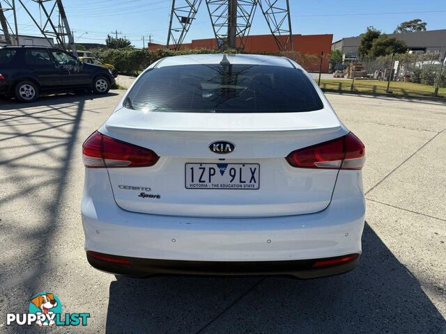 2017 KIA CERATO SPORT YD MY18 SEDAN, 4 DOORS, 5 SEATS