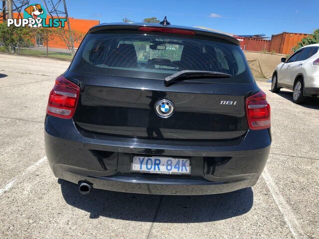 2013 BMW 118I  F20 MY13 HATCH, 5 DOORS, 5 SEATS