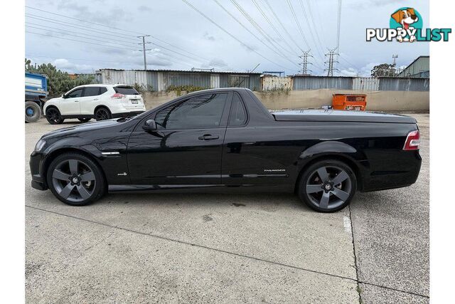 2012 HOLDEN UTE SV6 THUNDER R  UTE TRAY, 2 DOORS, 2 SEATS