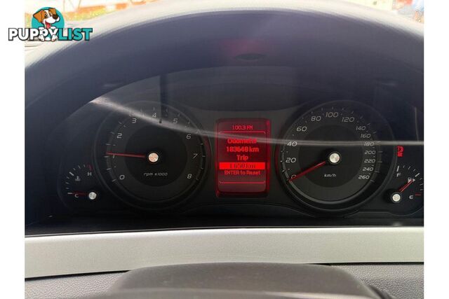 2012 HOLDEN UTE SV6 THUNDER R  UTE TRAY, 2 DOORS, 2 SEATS