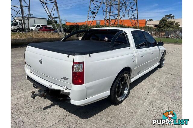 2004 HOLDEN CREWMAN SS VZ UTE TRAY, 4 DOORS, 5 SEATS