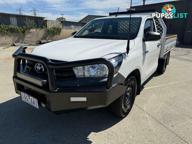 2019 TOYOTA HILUX WORKMATE GUN122R MY19 UTE TRAY, 2 DOORS, 2 SEATS