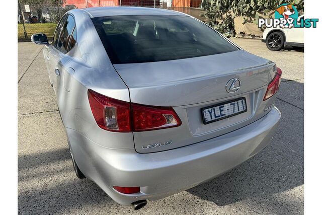 2011 LEXUS IS IS250 PRESTIGE R  SEDAN, 4 DOORS, 5 SEATS