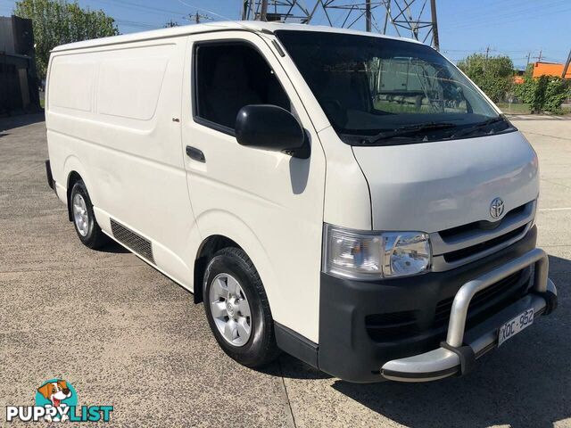 2010 TOYOTA HIACE LWB KDH201R MY07 UPGRADE COMMERCIAL, 4 DOORS, 3 SEATS