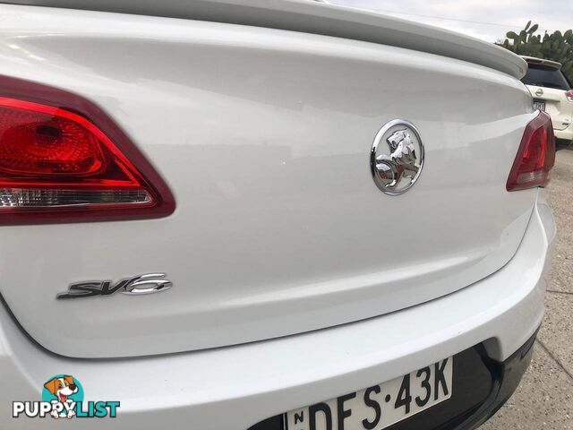 2015 HOLDEN COMMODORE SV6 VF II SEDAN, 4 DOORS, 5 SEATS