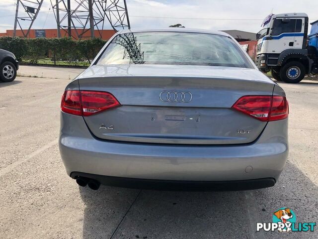 2010 AUDI A4 1.8 TFSI B8 (8K) SEDAN, 4 DOORS, 5 SEATS