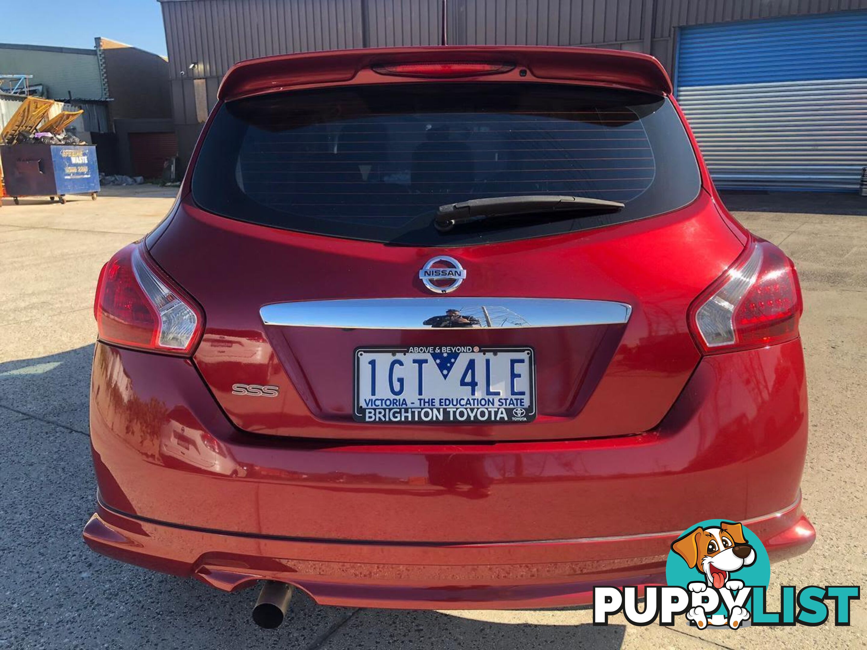2013 NISSAN PULSAR SSS C12 HATCH, 5 DOORS, 5 SEATS