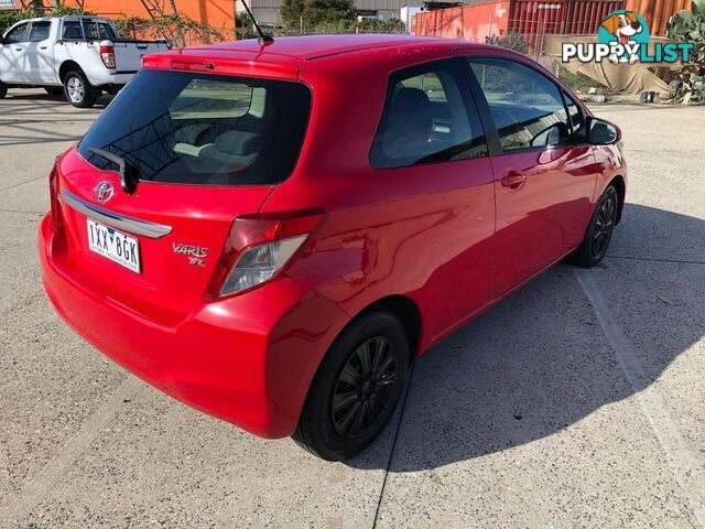 2013 TOYOTA YARIS YR NCP130R HATCH, 3 DOORS, 5 SEATS