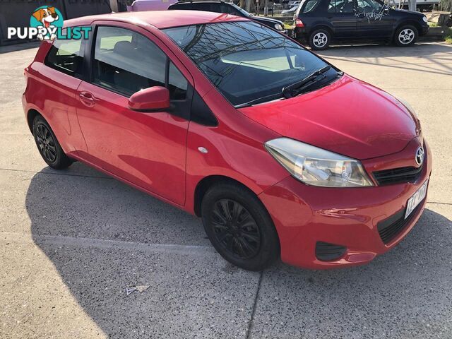 2013 TOYOTA YARIS YR NCP130R HATCH, 3 DOORS, 5 SEATS
