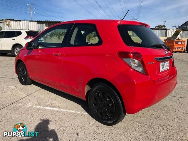 2013 TOYOTA YARIS YR NCP130R HATCH, 3 DOORS, 5 SEATS