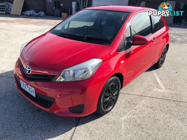 2013 TOYOTA YARIS YR NCP130R HATCH, 3 DOORS, 5 SEATS