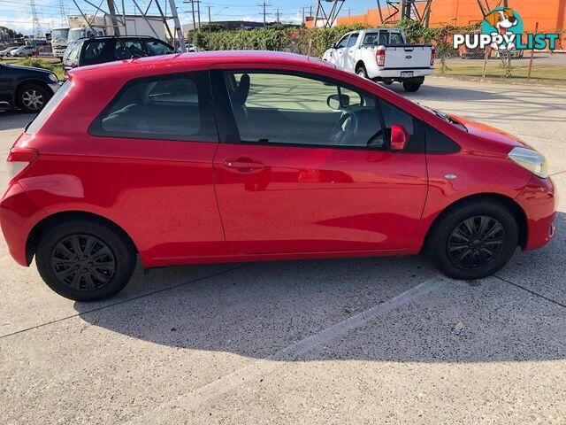 2013 TOYOTA YARIS YR NCP130R HATCH, 3 DOORS, 5 SEATS