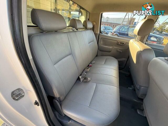 2010 TOYOTA HILUX WORKMATE TGN16R 09 UPGRADE UTE TRAY, 4 DOORS, 5 SEATS