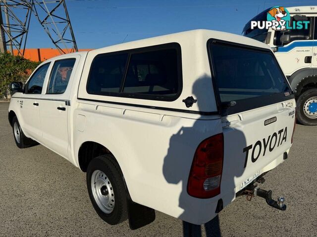 2010 TOYOTA HILUX WORKMATE TGN16R 09 UPGRADE UTE TRAY, 4 DOORS, 5 SEATS