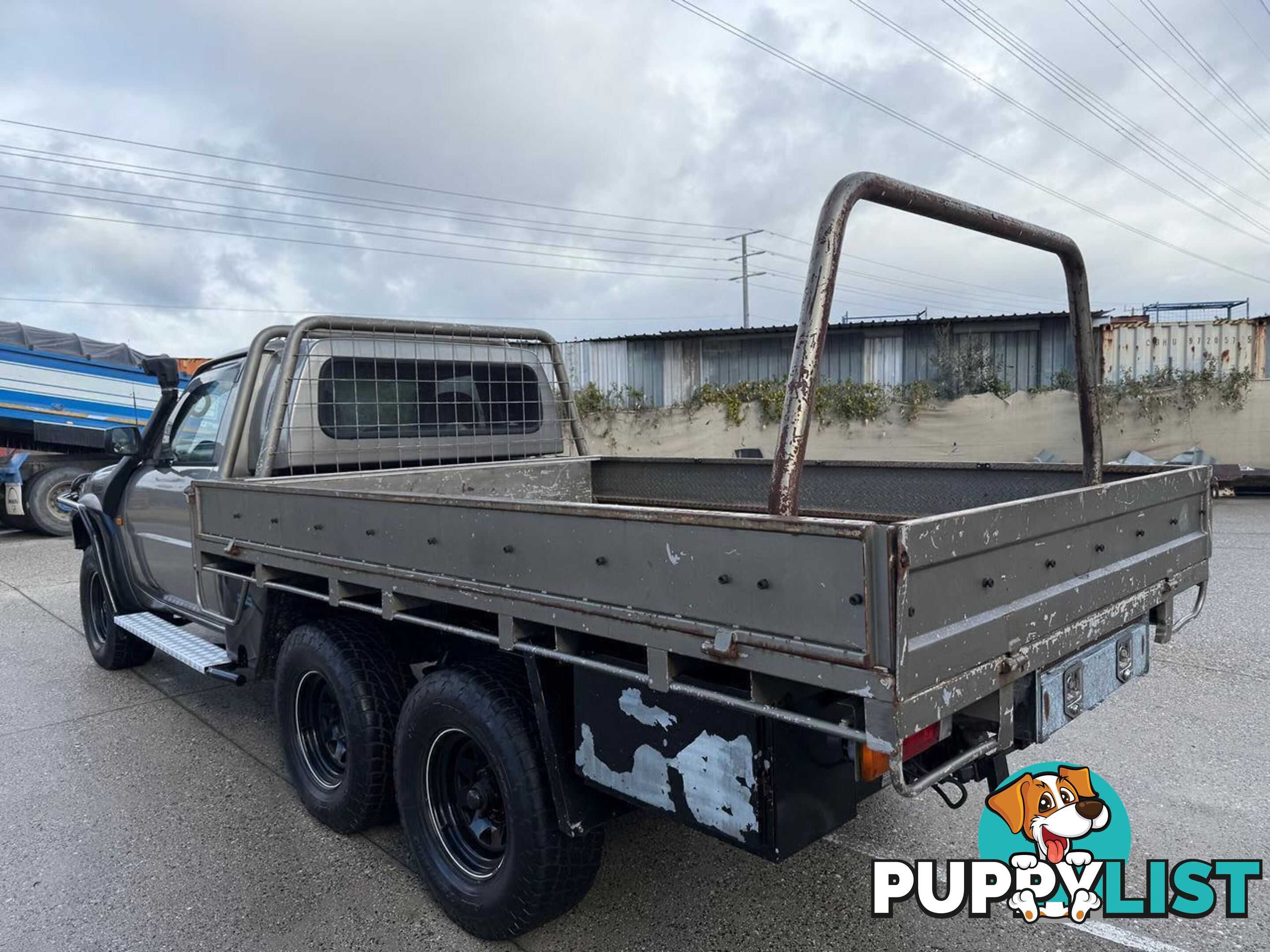 2003 NISSAN PATROL DX (4X4) GU UTE TRAY, 2 DOORS, 3 SEATS