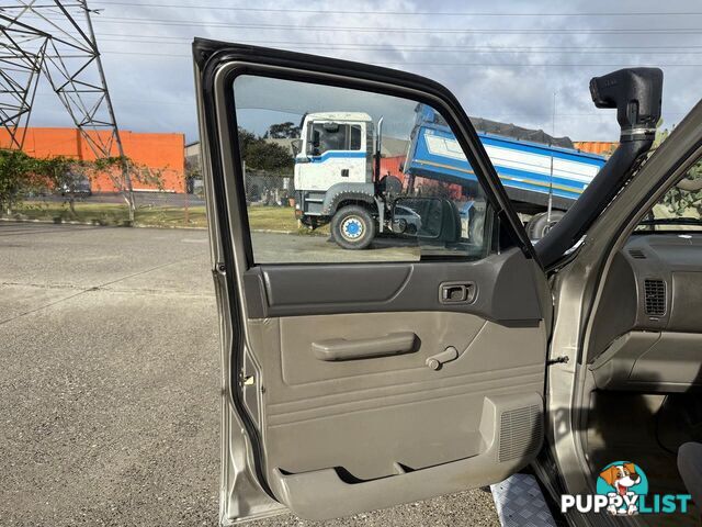 2003 NISSAN PATROL DX (4X4) GU UTE TRAY, 2 DOORS, 3 SEATS