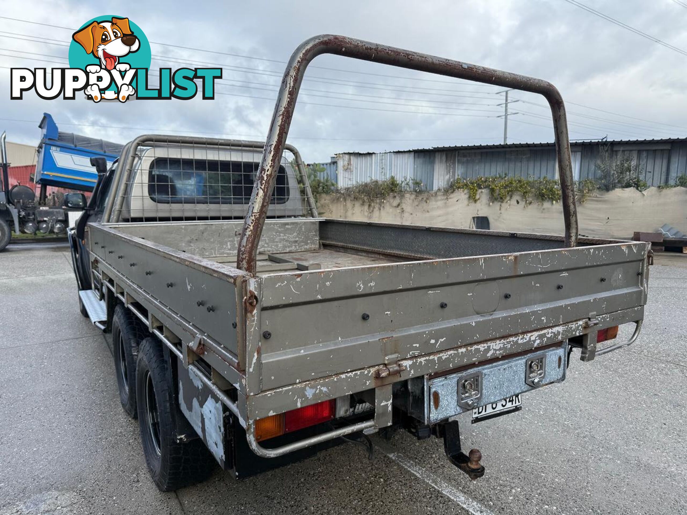 2003 NISSAN PATROL DX (4X4) GU UTE TRAY, 2 DOORS, 3 SEATS
