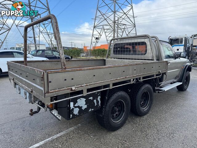 2003 NISSAN PATROL DX (4X4) GU UTE TRAY, 2 DOORS, 3 SEATS