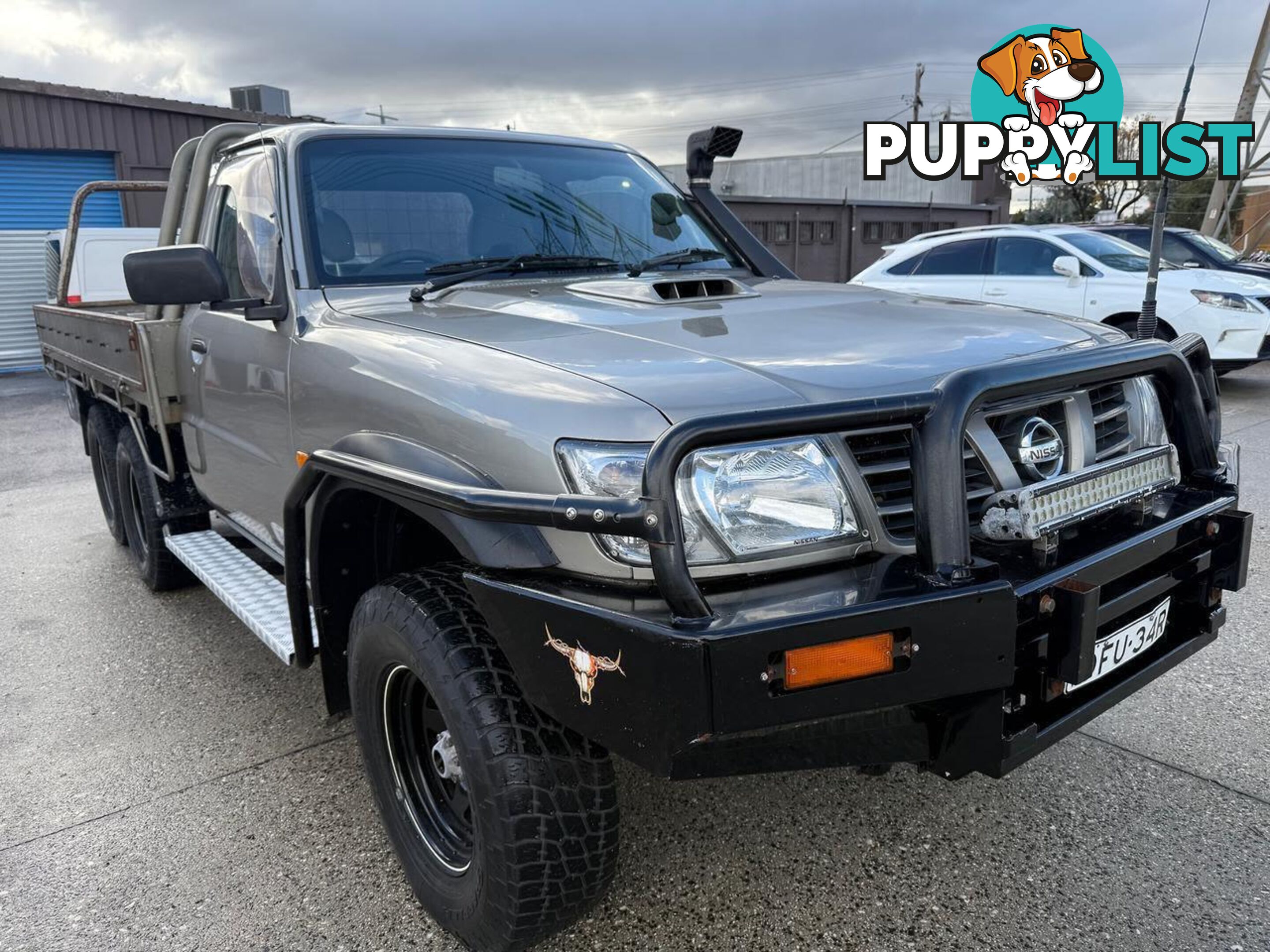 2003 NISSAN PATROL DX (4X4) GU UTE TRAY, 2 DOORS, 3 SEATS