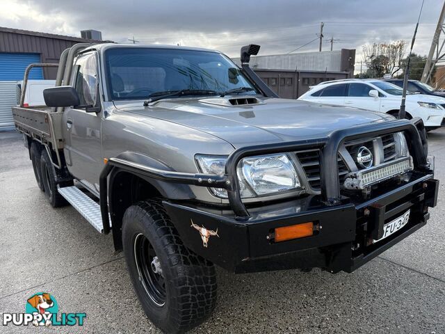 2003 NISSAN PATROL DX (4X4) GU UTE TRAY, 2 DOORS, 3 SEATS