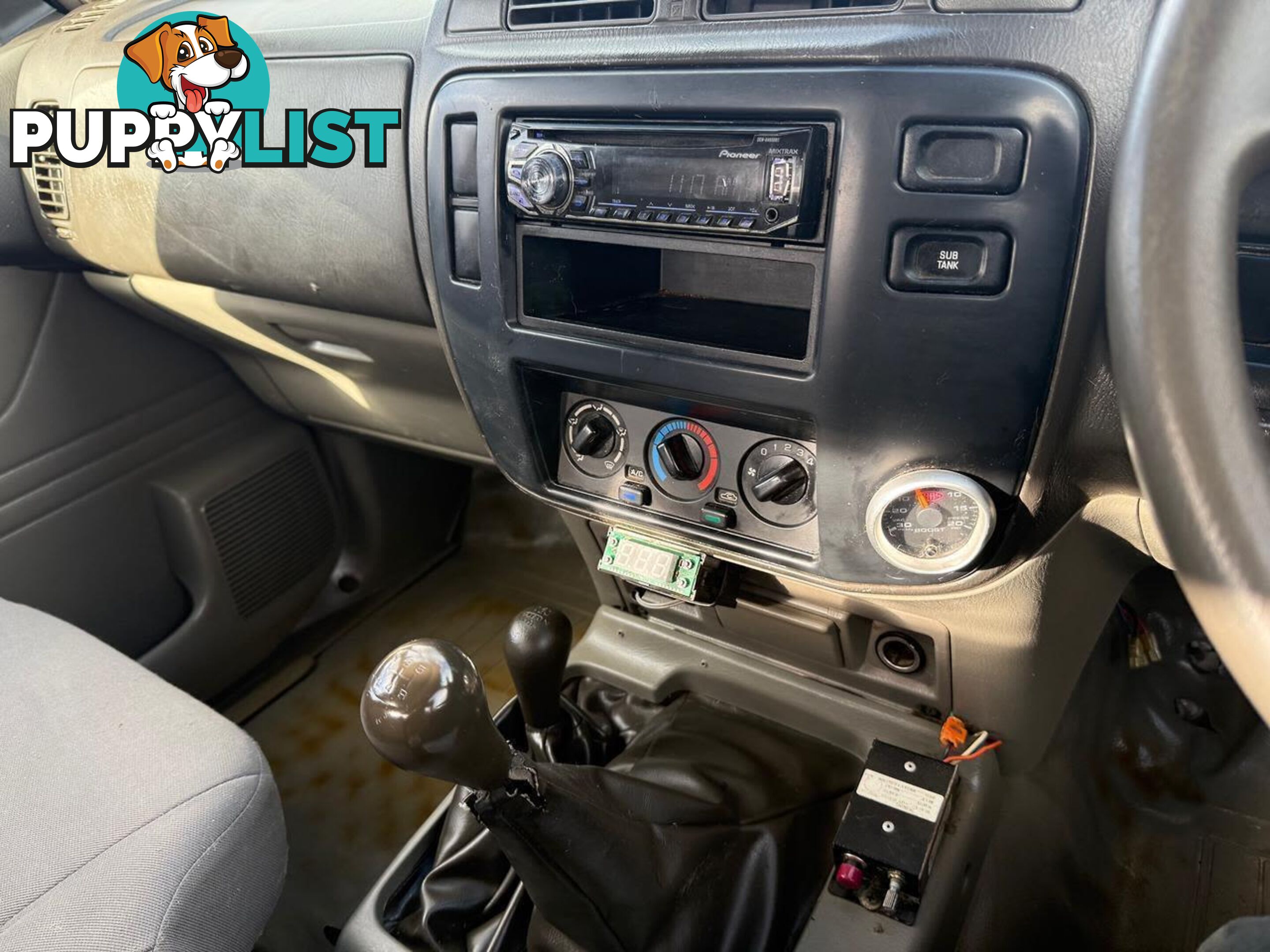 2003 NISSAN PATROL DX (4X4) GU UTE TRAY, 2 DOORS, 3 SEATS