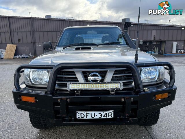 2003 NISSAN PATROL DX (4X4) GU UTE TRAY, 2 DOORS, 3 SEATS