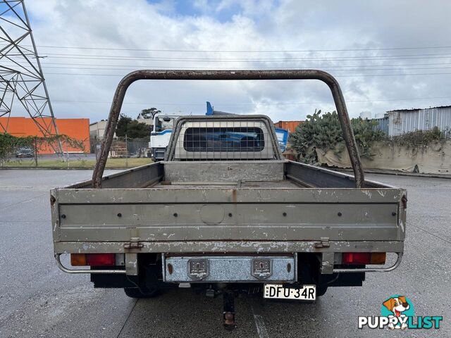 2003 NISSAN PATROL DX (4X4) GU UTE TRAY, 2 DOORS, 3 SEATS