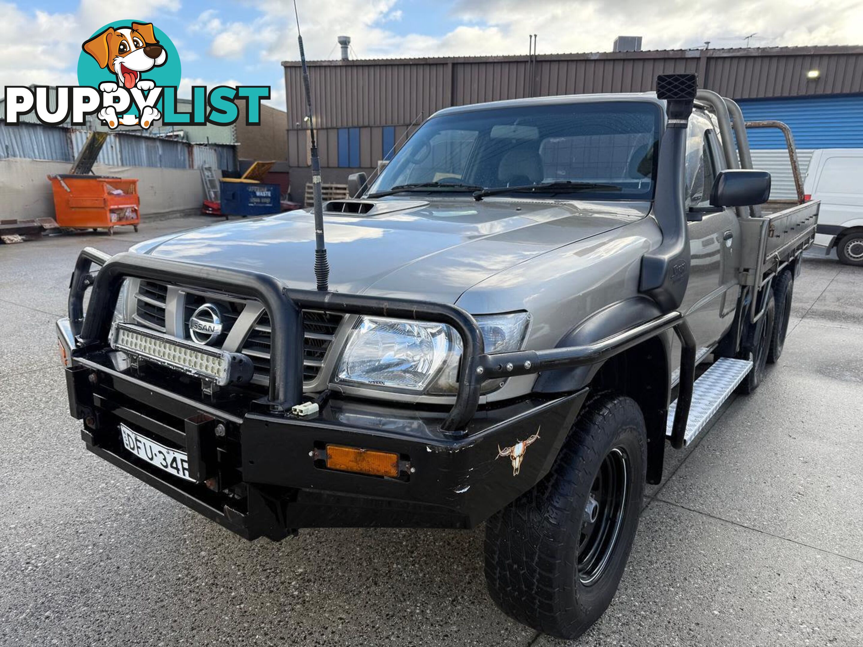2003 NISSAN PATROL DX (4X4) GU UTE TRAY, 2 DOORS, 3 SEATS