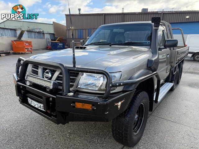 2003 NISSAN PATROL DX (4X4) GU UTE TRAY, 2 DOORS, 3 SEATS