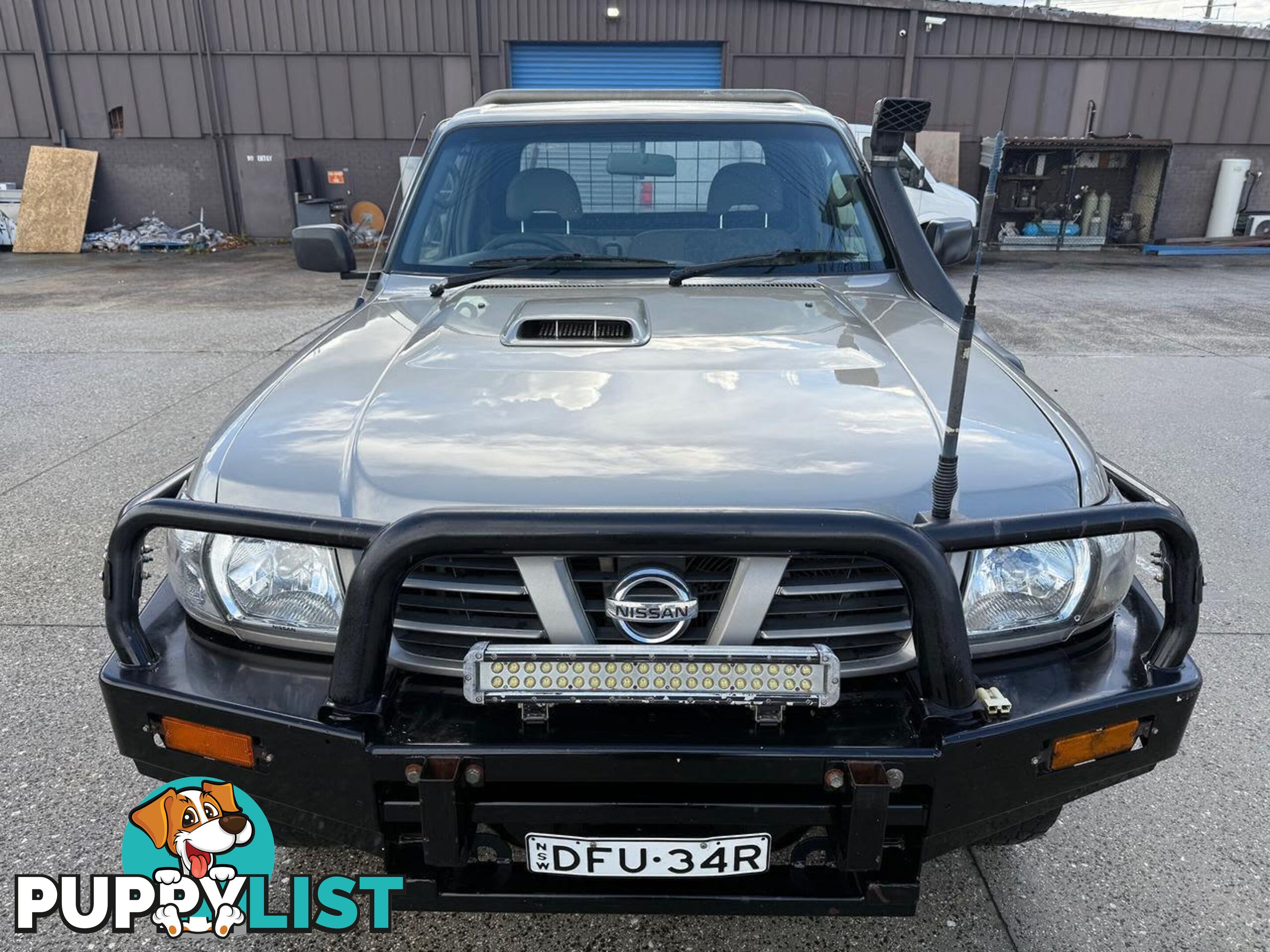 2003 NISSAN PATROL DX (4X4) GU UTE TRAY, 2 DOORS, 3 SEATS