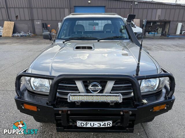2003 NISSAN PATROL DX (4X4) GU UTE TRAY, 2 DOORS, 3 SEATS