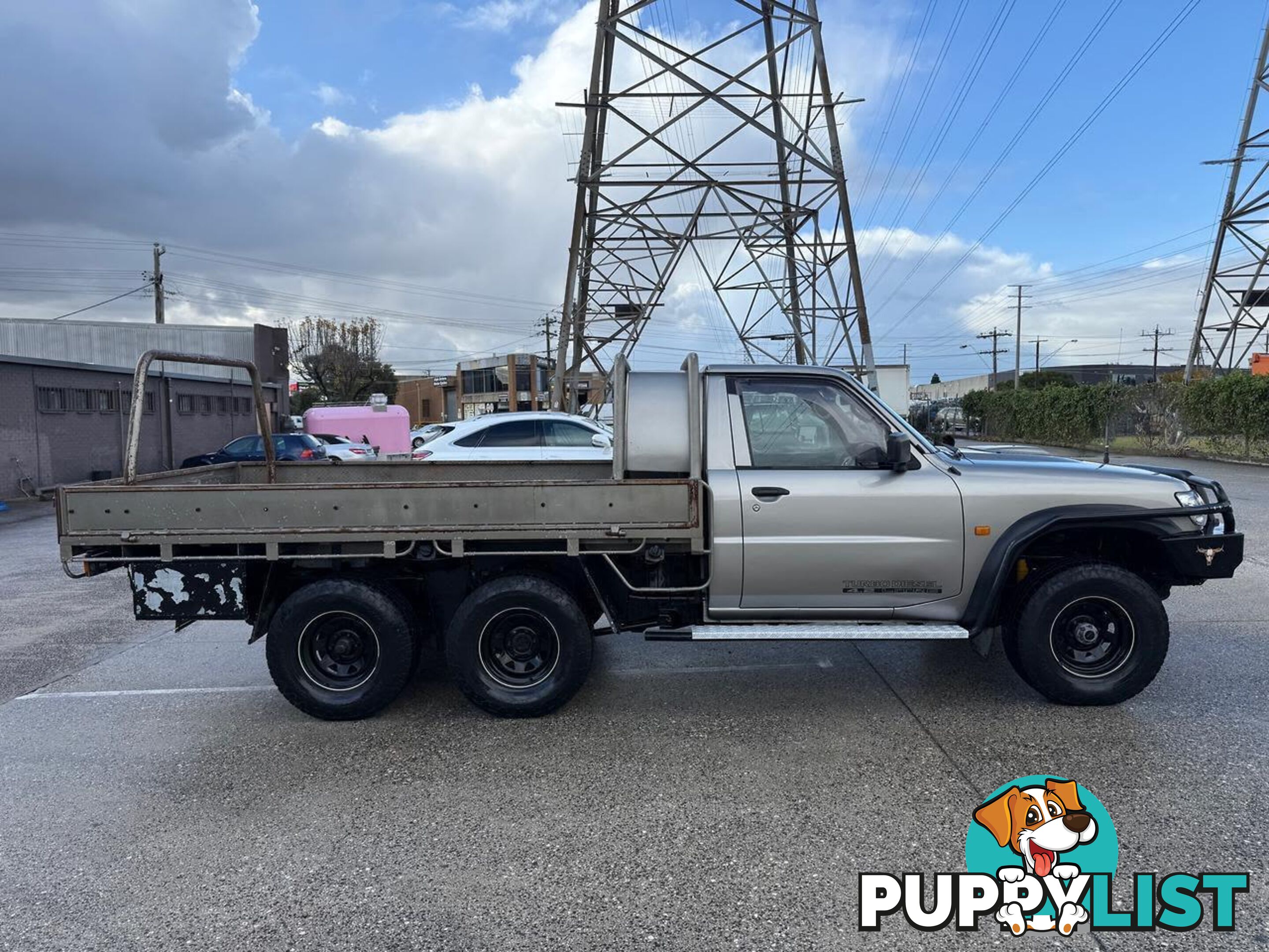 2003 NISSAN PATROL DX (4X4) GU UTE TRAY, 2 DOORS, 3 SEATS