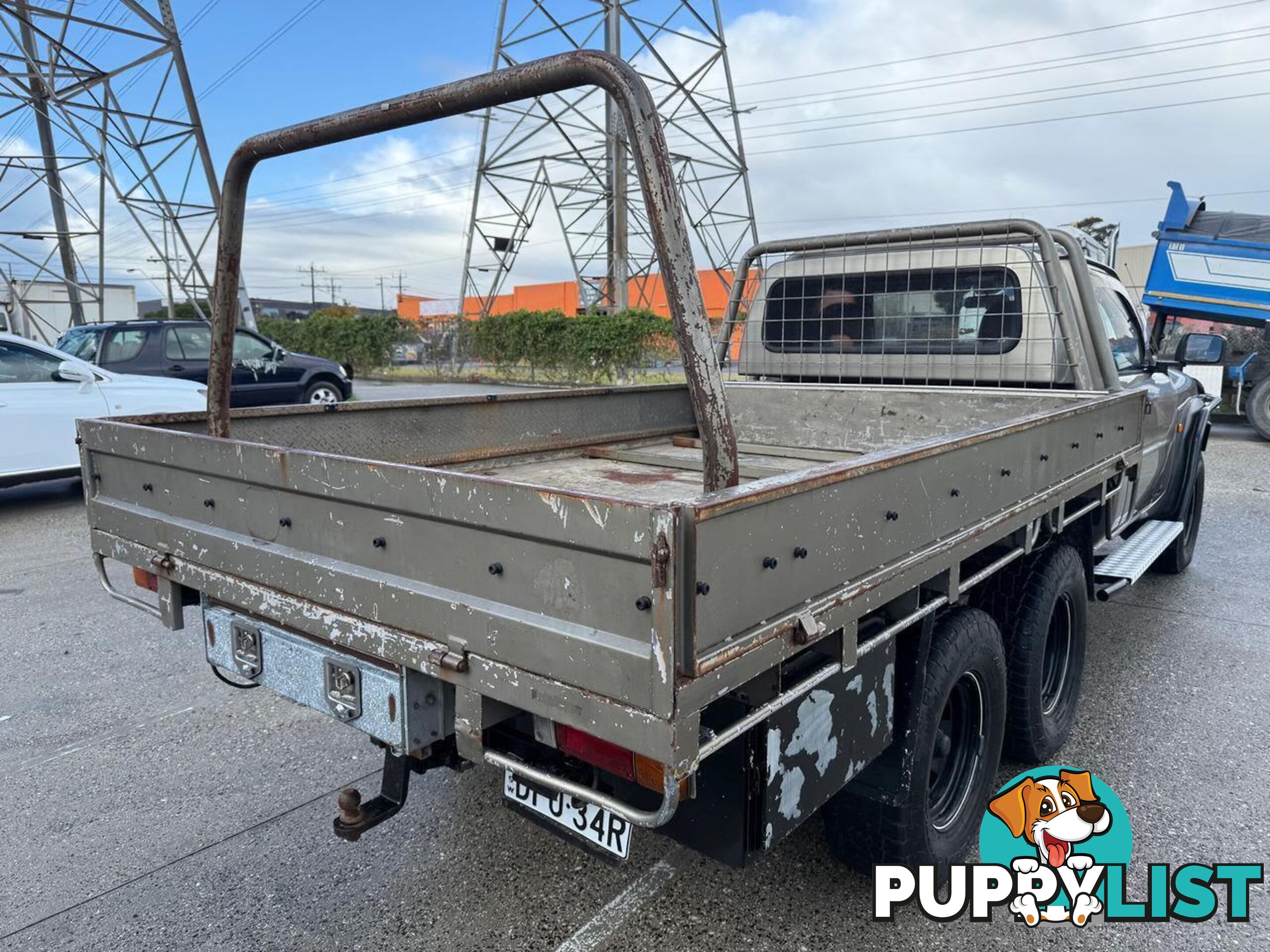 2003 NISSAN PATROL DX (4X4) GU UTE TRAY, 2 DOORS, 3 SEATS