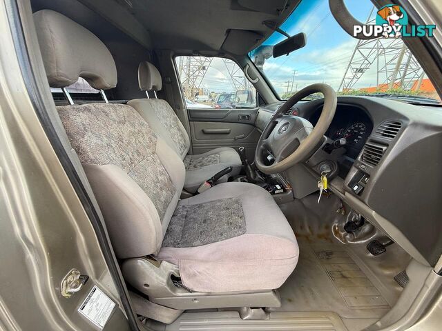 2003 NISSAN PATROL DX (4X4) GU UTE TRAY, 2 DOORS, 3 SEATS