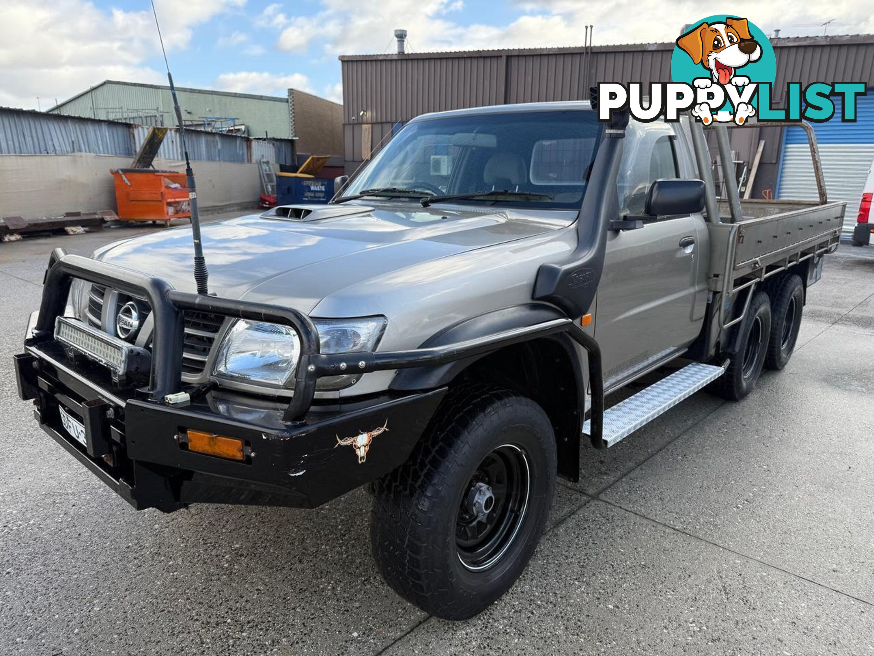 2003 NISSAN PATROL DX (4X4) GU UTE TRAY, 2 DOORS, 3 SEATS