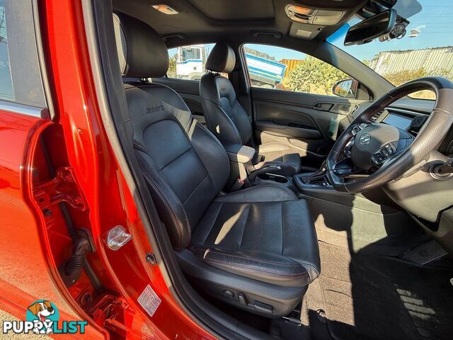 2018 HYUNDAI ELANTRA SR TURBO (RED) AD MY18 SEDAN, 4 DOORS, 5 SEATS