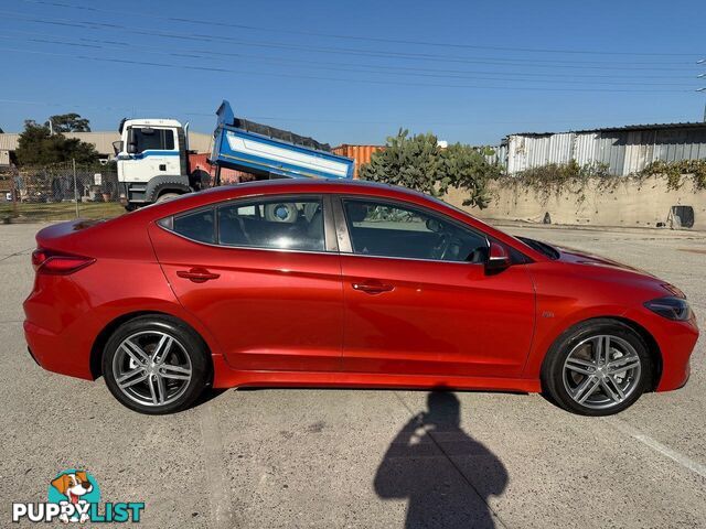 2018 HYUNDAI ELANTRA SR TURBO (RED) AD MY18 SEDAN, 4 DOORS, 5 SEATS