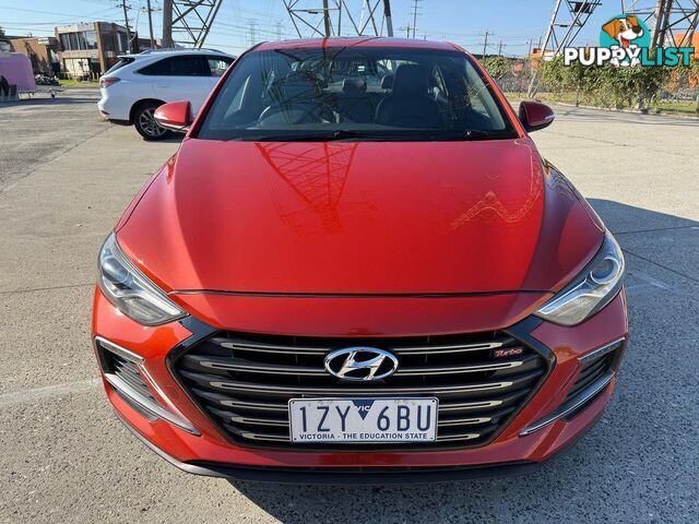 2018 HYUNDAI ELANTRA SR TURBO (RED) AD MY18 SEDAN, 4 DOORS, 5 SEATS
