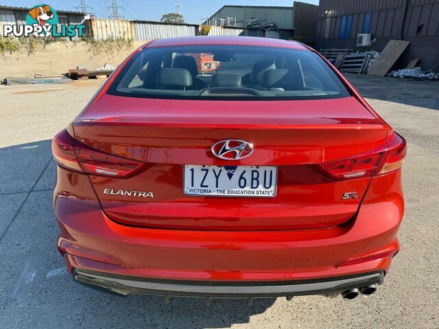2018 HYUNDAI ELANTRA SR TURBO (RED) AD MY18 SEDAN, 4 DOORS, 5 SEATS