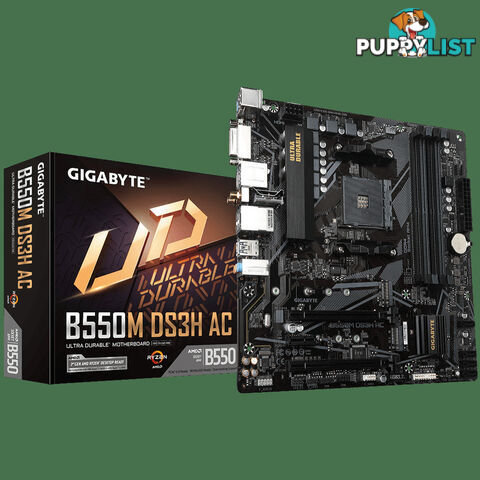 Gigabyte B550M DS3H AC Ryzen