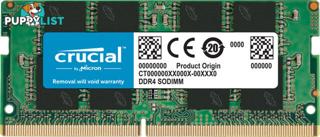 Crucial 16GB DDR4 SODIMM 3200M