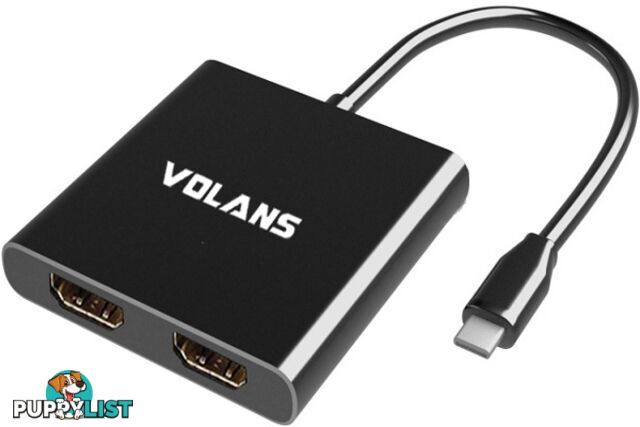 Volans USB-C to Dual HDMI