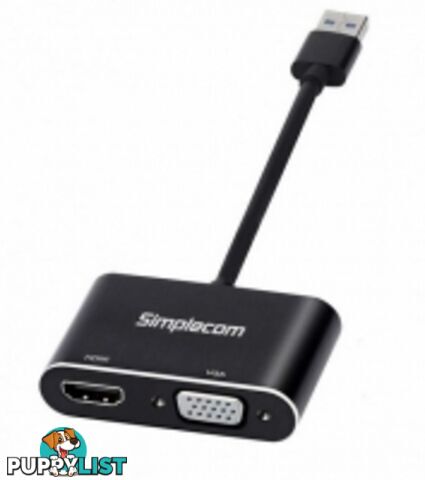 Simplecom USB3 to HDMI + VGA