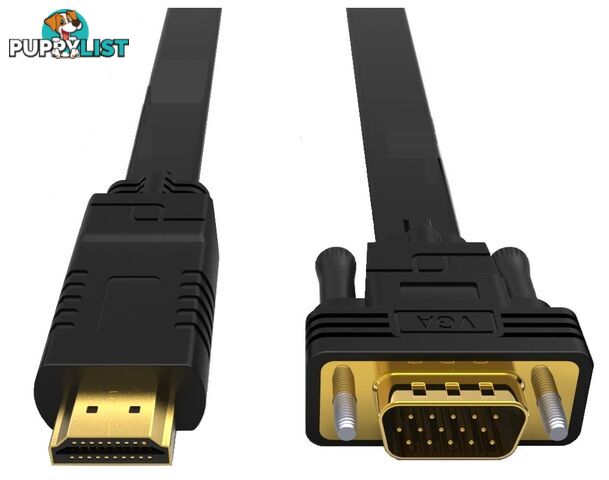 HDMI to VGA 2m Male to Male