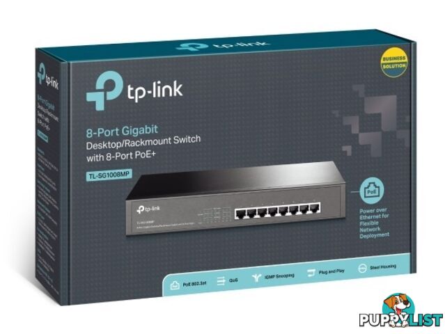 TP-Link 8-Port Gig 8 POE